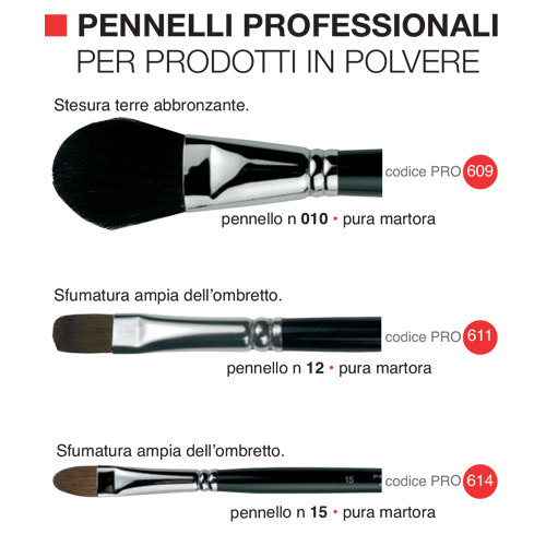 Phito Make-up professionale Pennelli